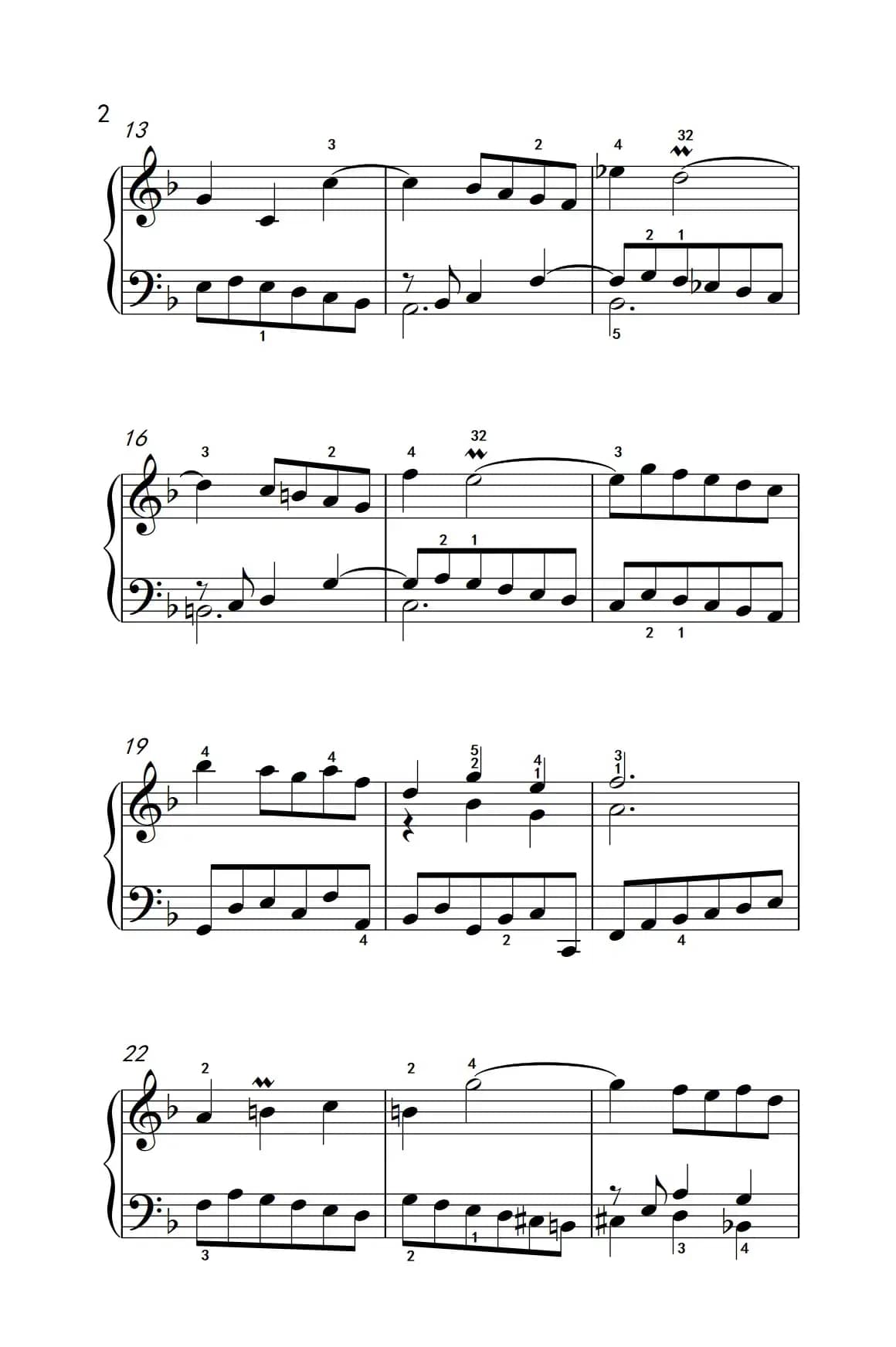 第四级 1.小步舞曲（中央音乐学院 钢琴（业余）考级教程 4-6级）