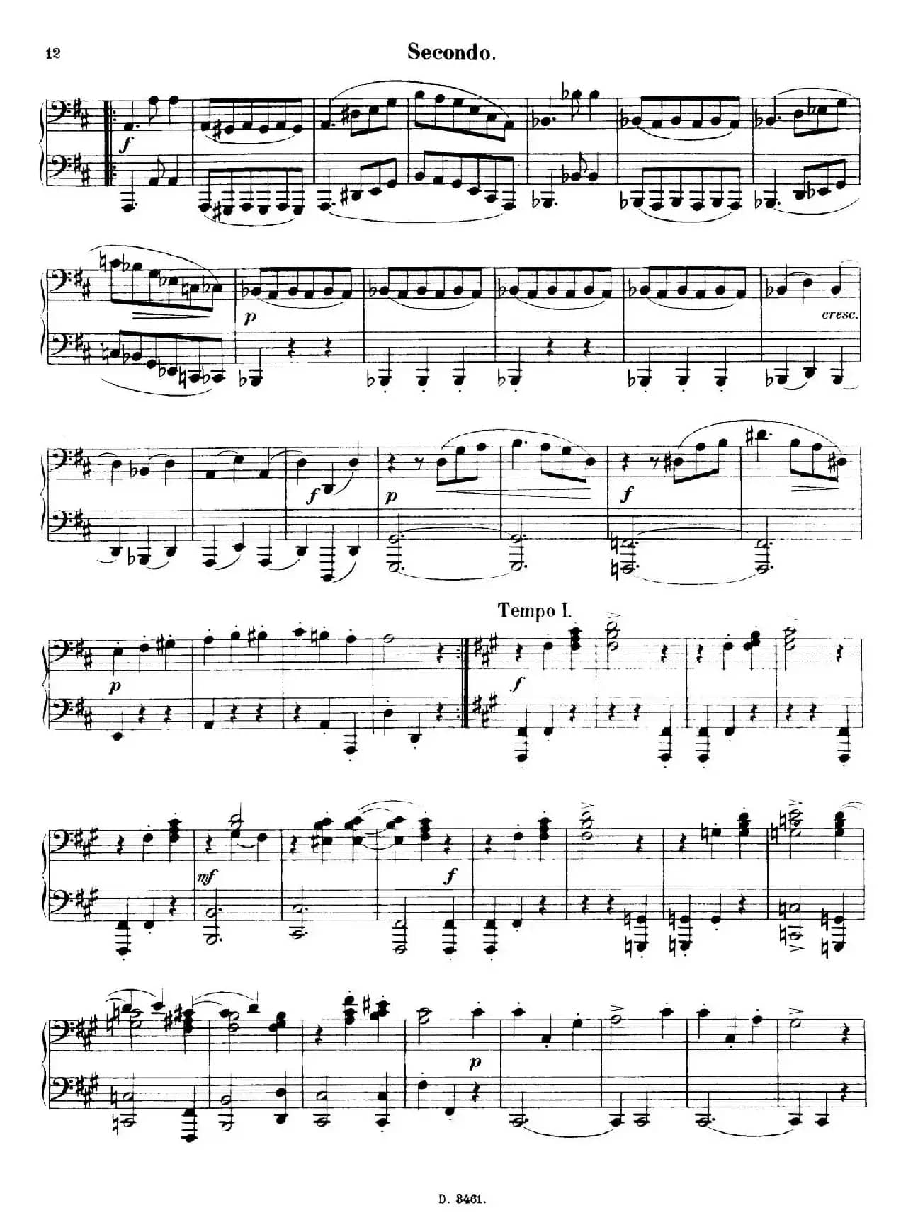 Walzer Op.3 - 4 hands（圆舞曲·四手联弹）