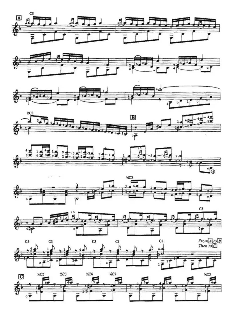 Serenata Morisca（古典吉他）