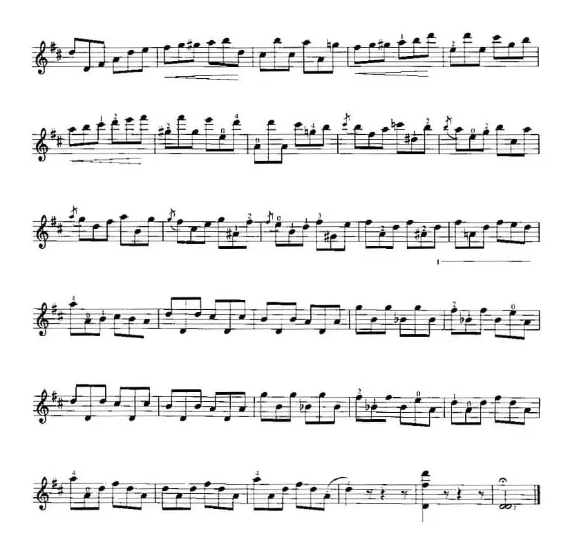 霍曼《小提琴基础教程》选曲：练习曲之二