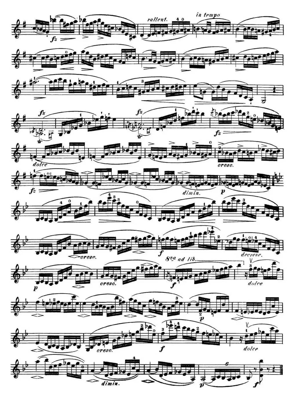 马扎斯小提琴练习曲 Op.36 第二册 华丽练习曲（32）