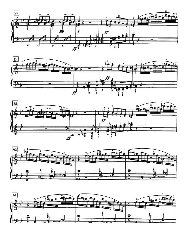 钢琴教程第七级 大型乐曲（降B大调奏鸣曲 Op.22 第一乐章）