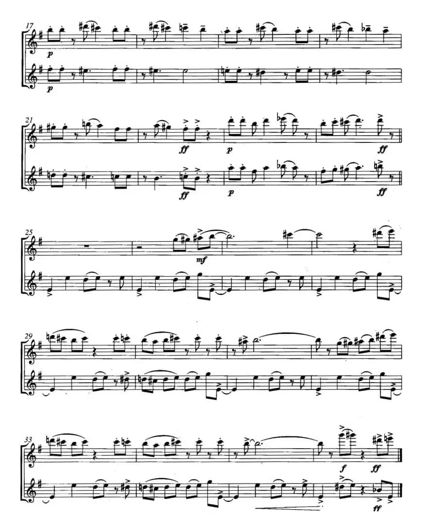 一重奏（Funky Duo）（二重奏）