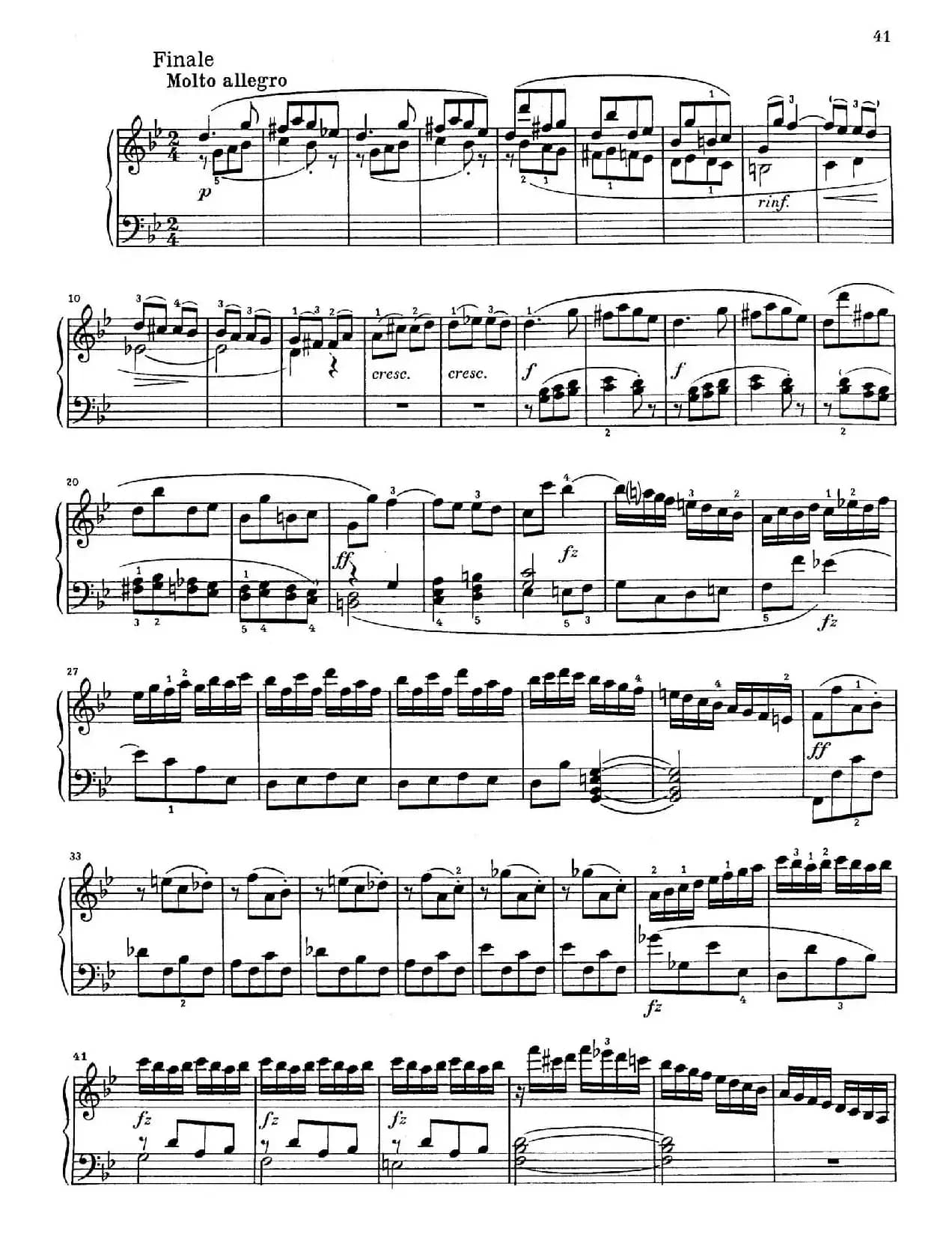 Sonata in g Minor Op.34-2（g小调钢琴奏鸣曲）