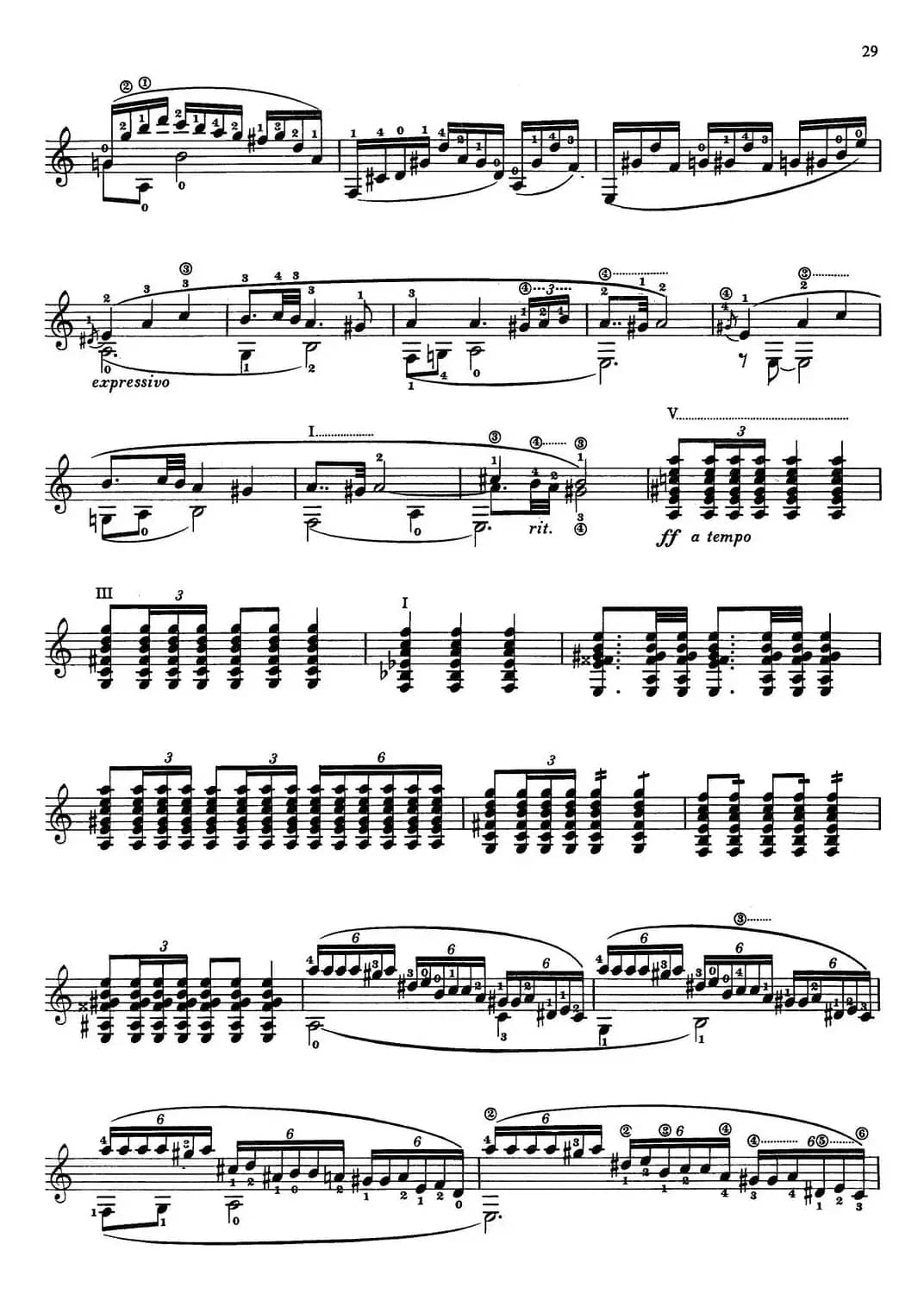 Joaquin Rodrigo Music for Guitar（罗德里戈吉他音乐P22-35）（古典吉他）