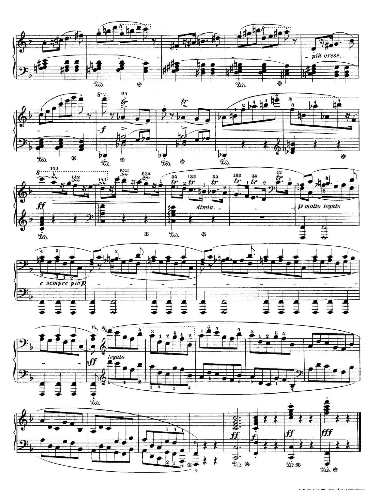 Rondo A La Mazurka Op.5（F大调玛祖卡舞曲型回旋曲）