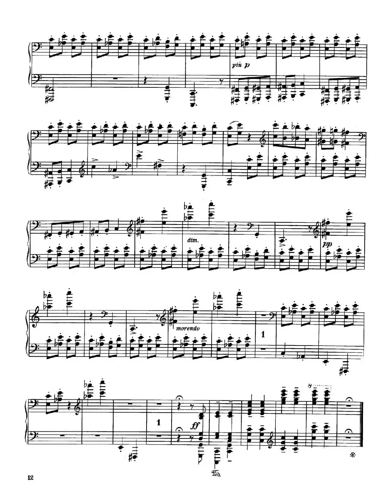 Four Rhapsodies Op.11（4首狂想曲·Ⅲ）