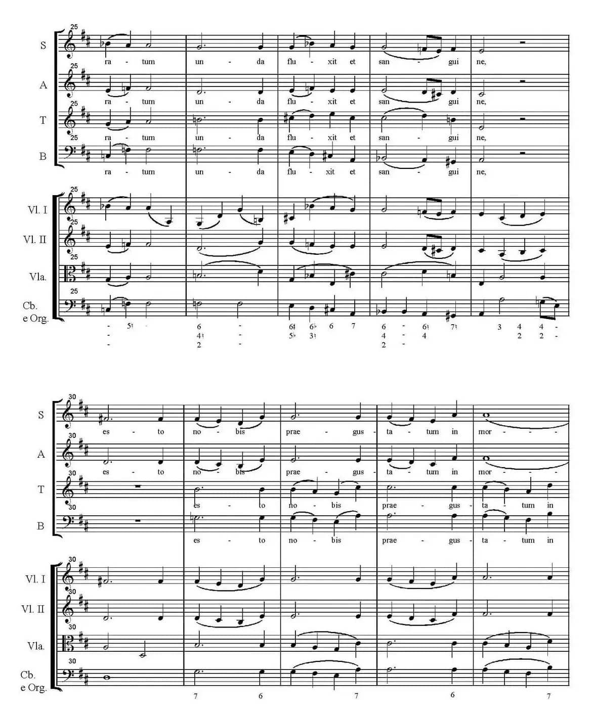 MotetteAVE VERUM CORPUS（Kochel No.618、萨克斯四重奏）