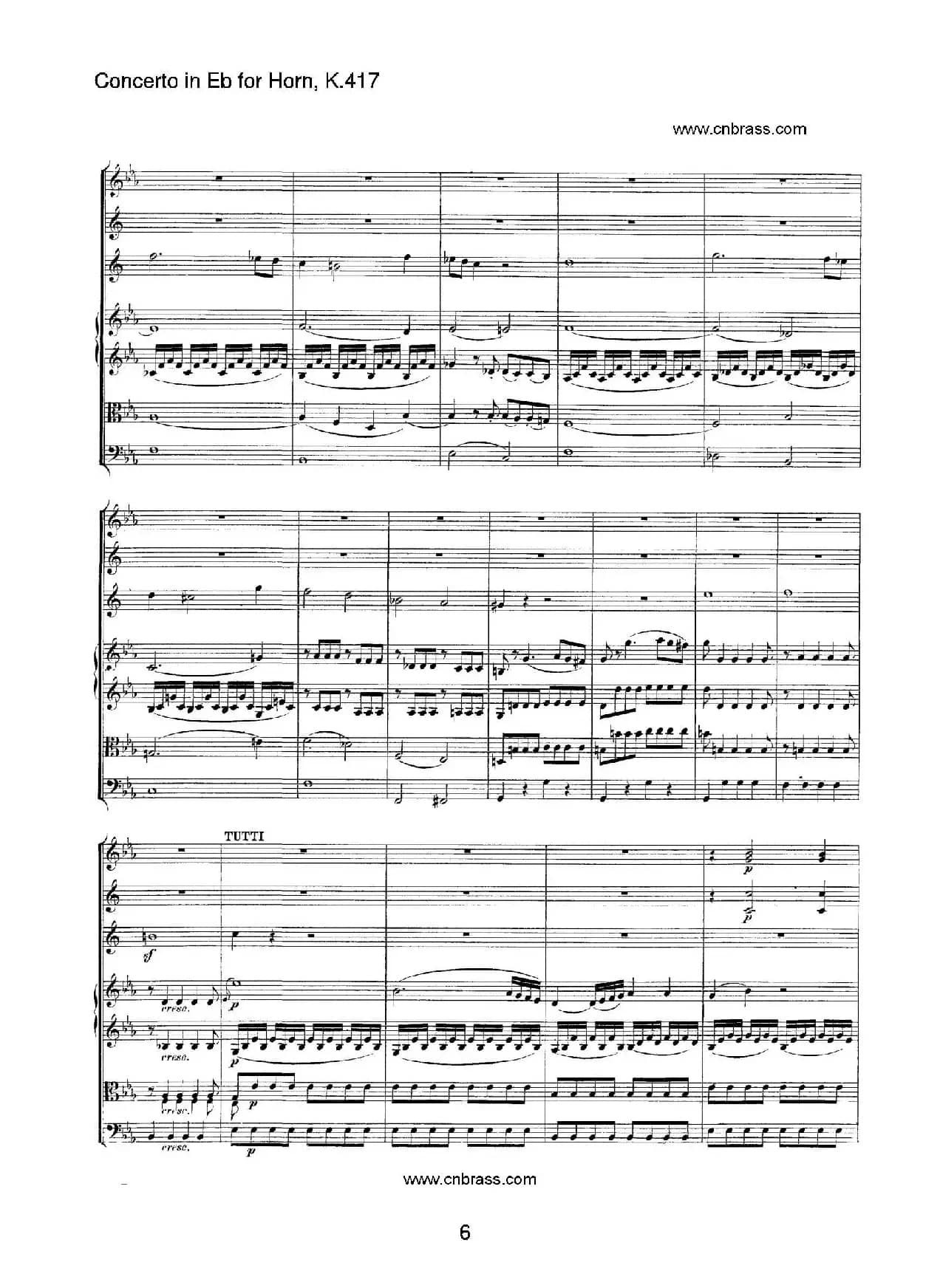 圆号协奏曲（作品K417）