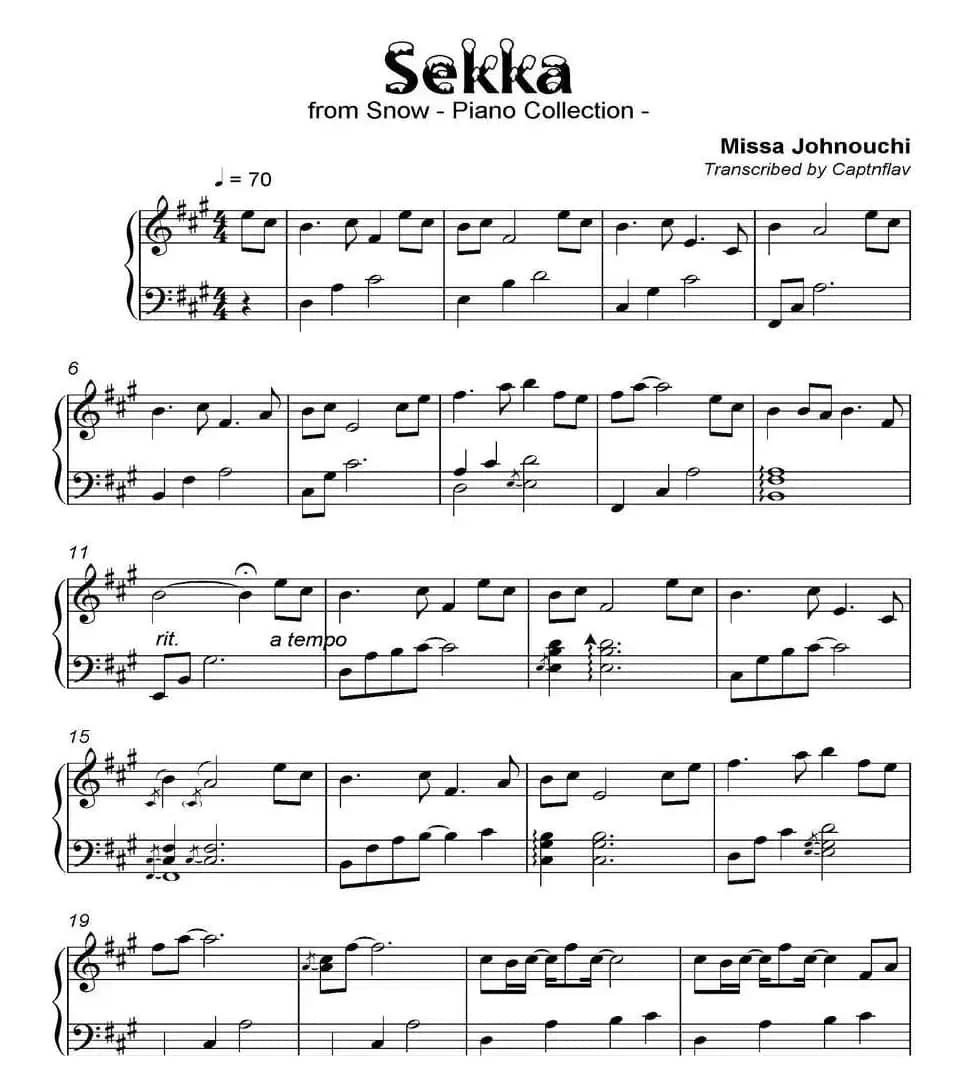 Sekka 雪花（《语 Kataribe》-12）