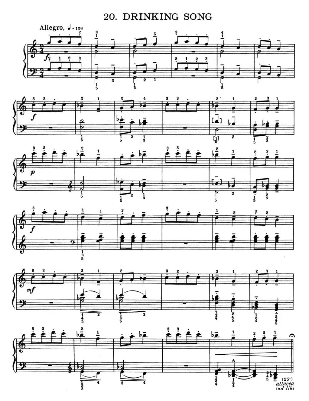 For Children Sz.42（献给孩子们·20）