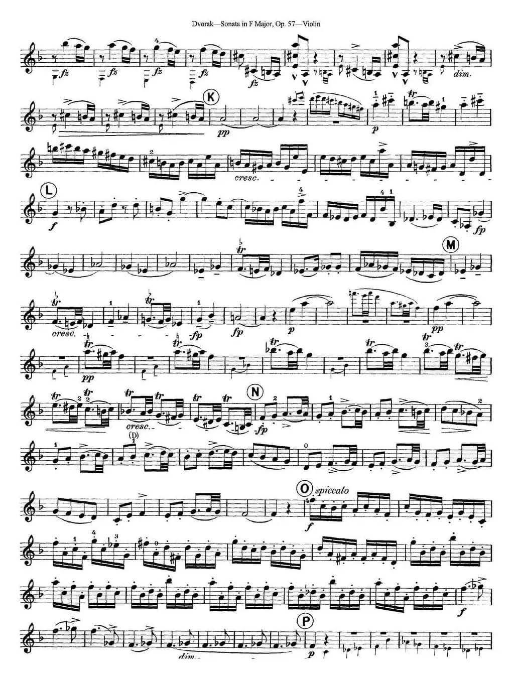 Violin Sonata Op.57