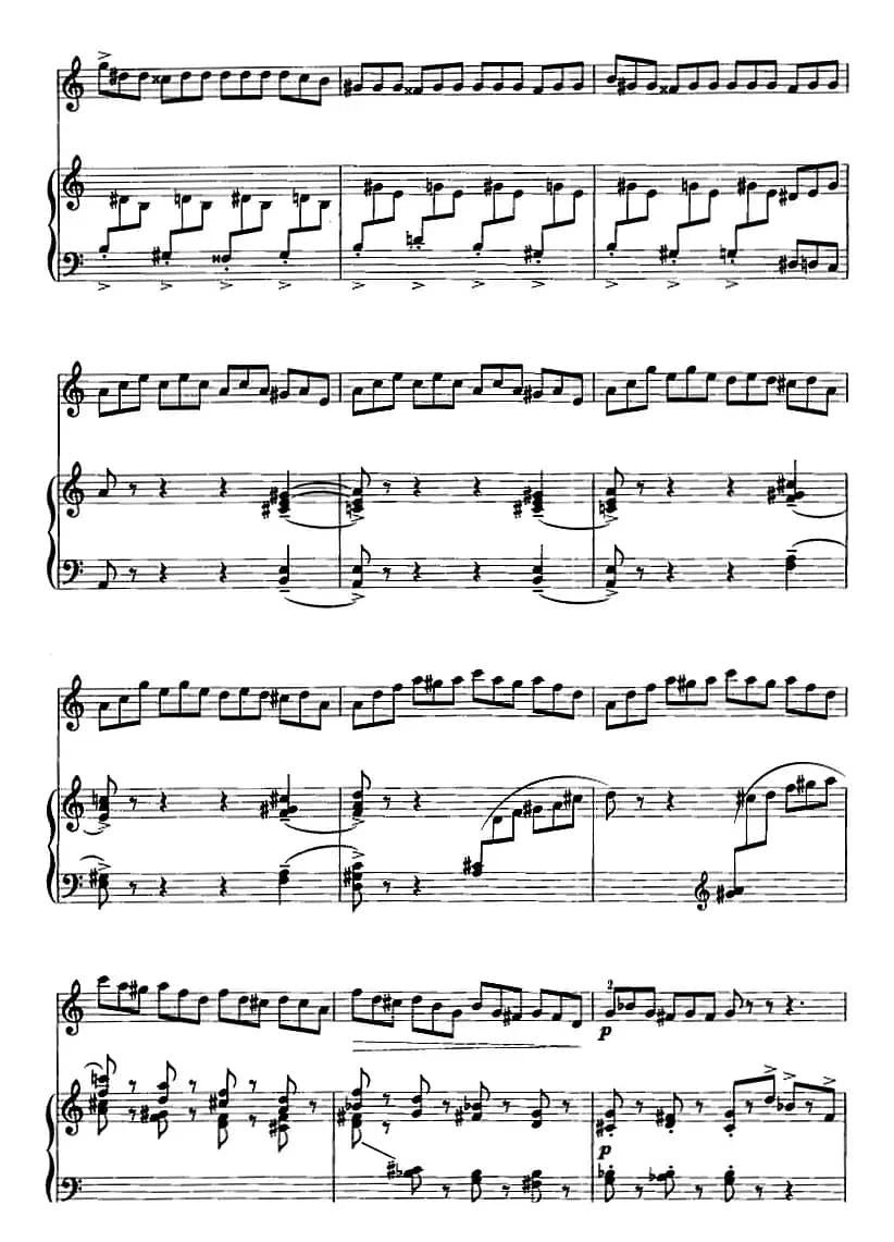 第二二胡狂想曲（二胡+钢琴伴奏）