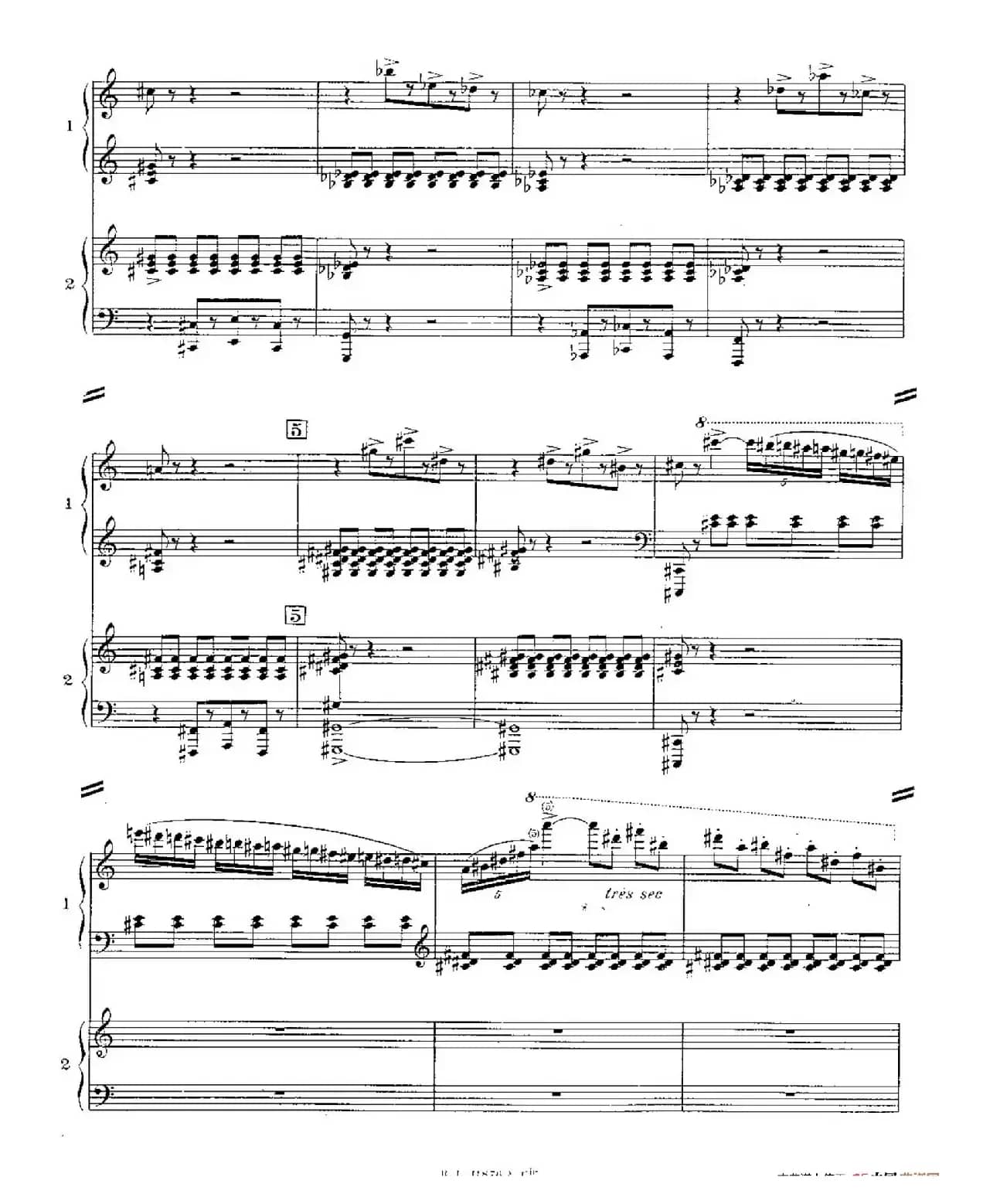 Concerto for 2 Pianos in d Minor（d小调双钢琴协奏曲· 第一乐章）