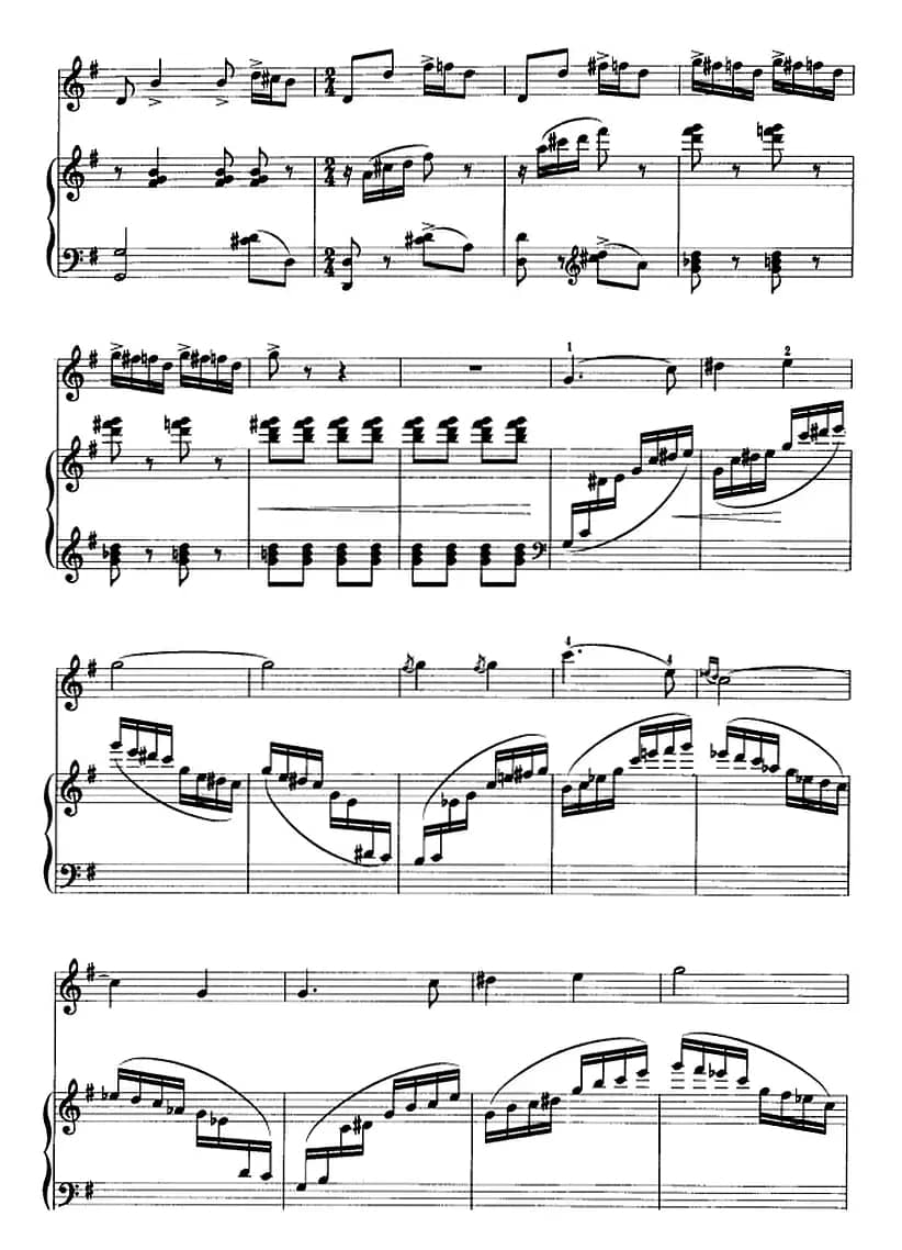 第一二胡狂想曲（二胡+钢琴伴奏）