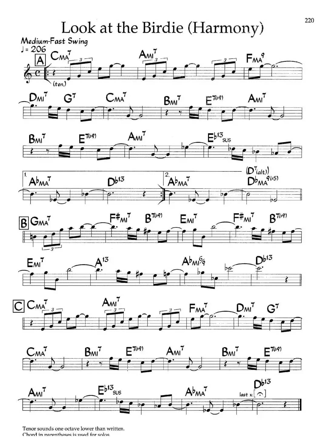 Look at the Birdie（爵士钢琴曲）