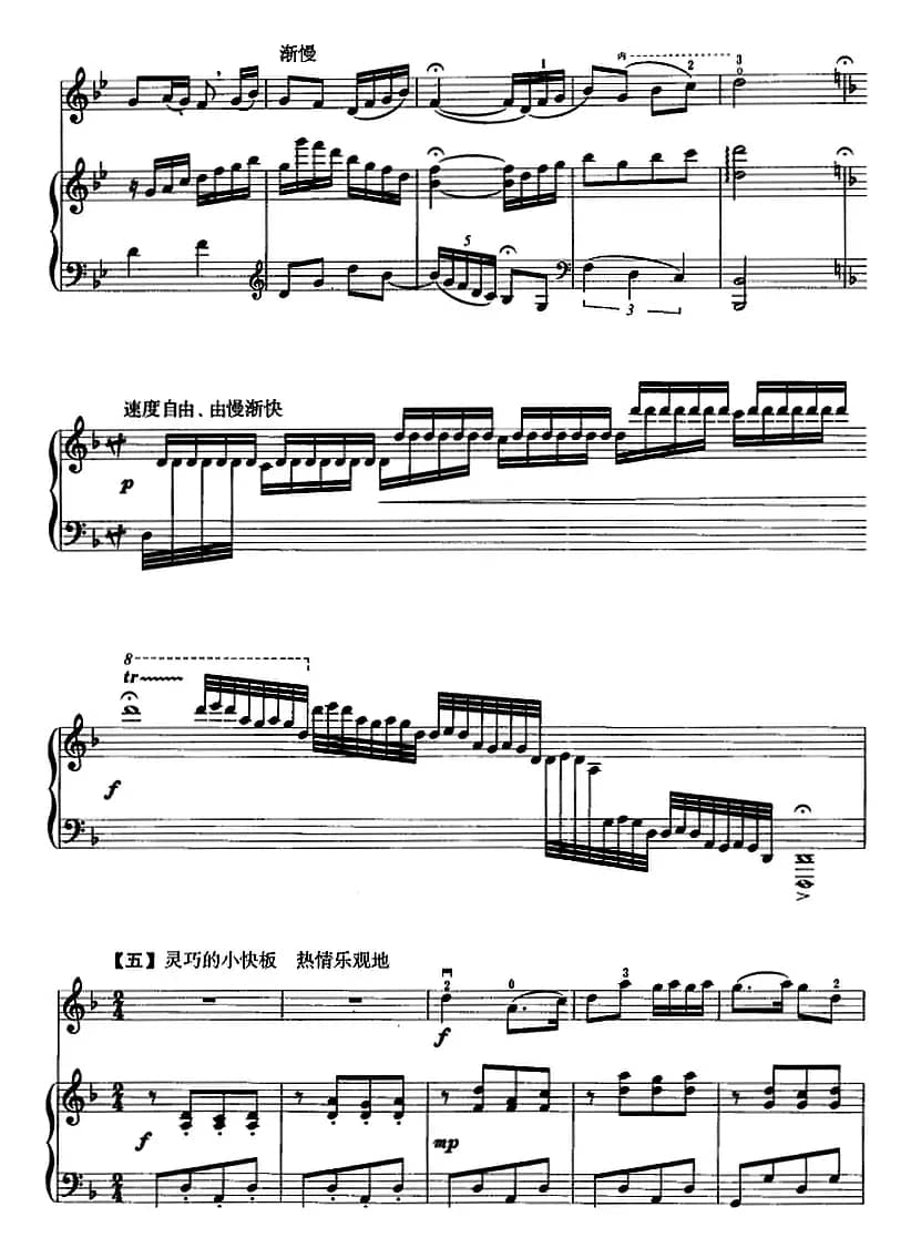 三门峡畅想曲（二胡+钢琴伴奏）