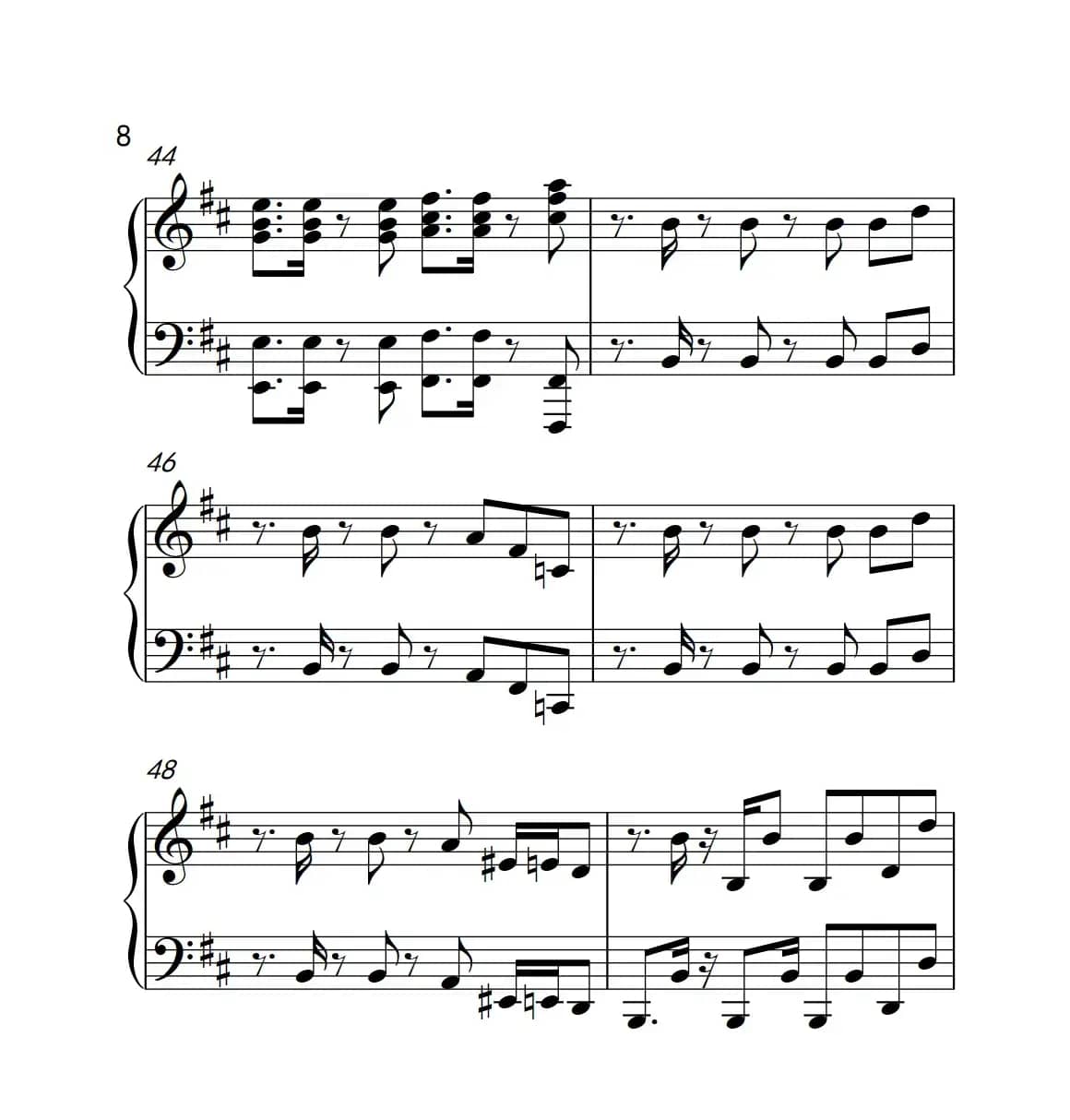 江南style（《弹吧音教》制谱版）