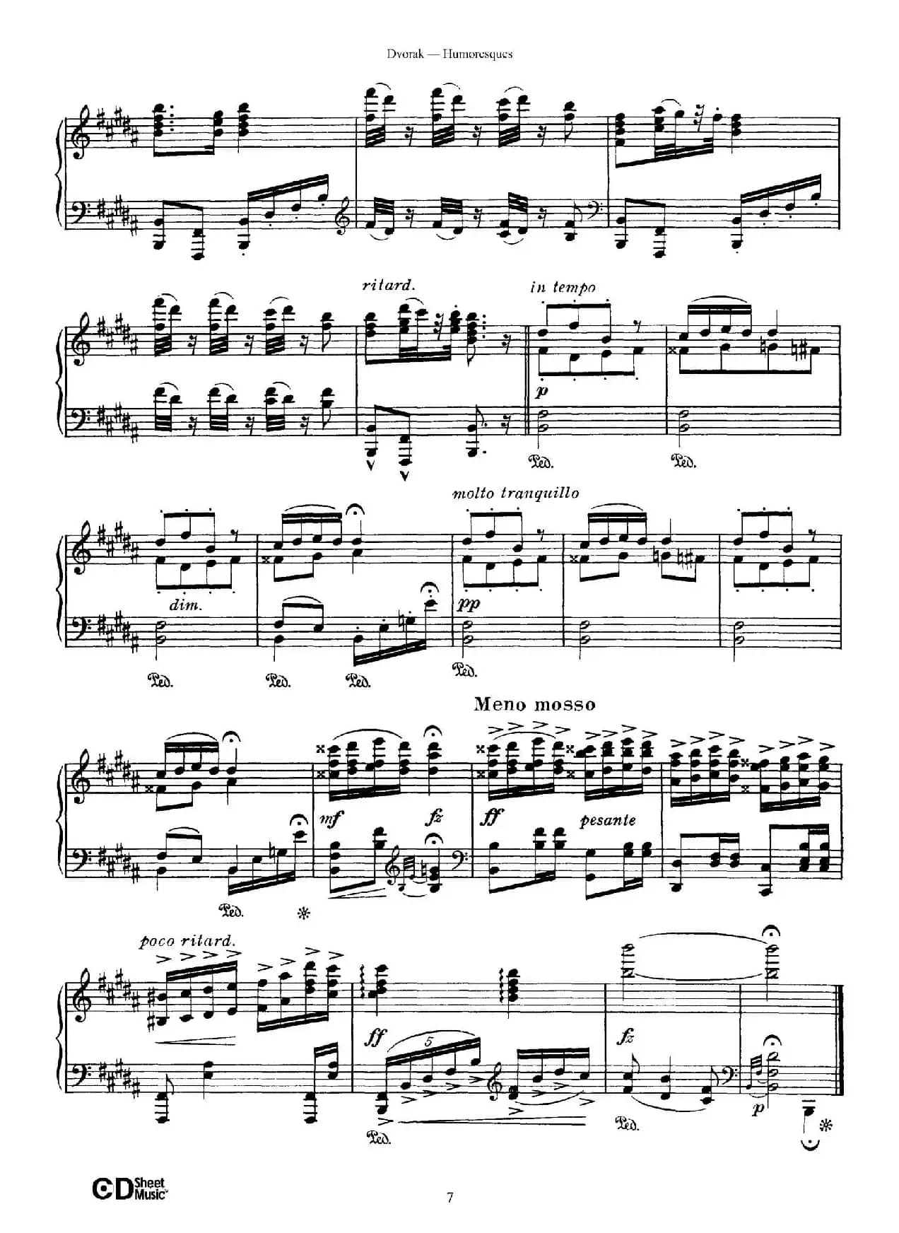 8 Humoresques Op.101（8首幽默曲·2）