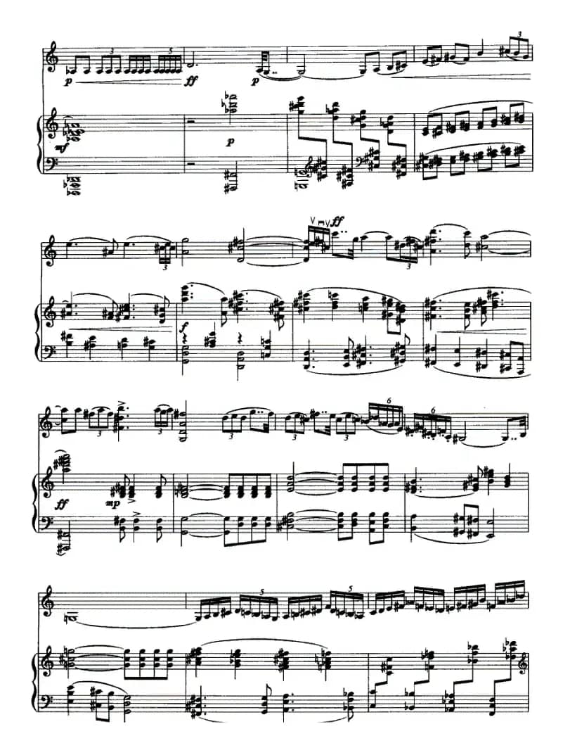 柔板——夜歌（小提琴+钢琴）