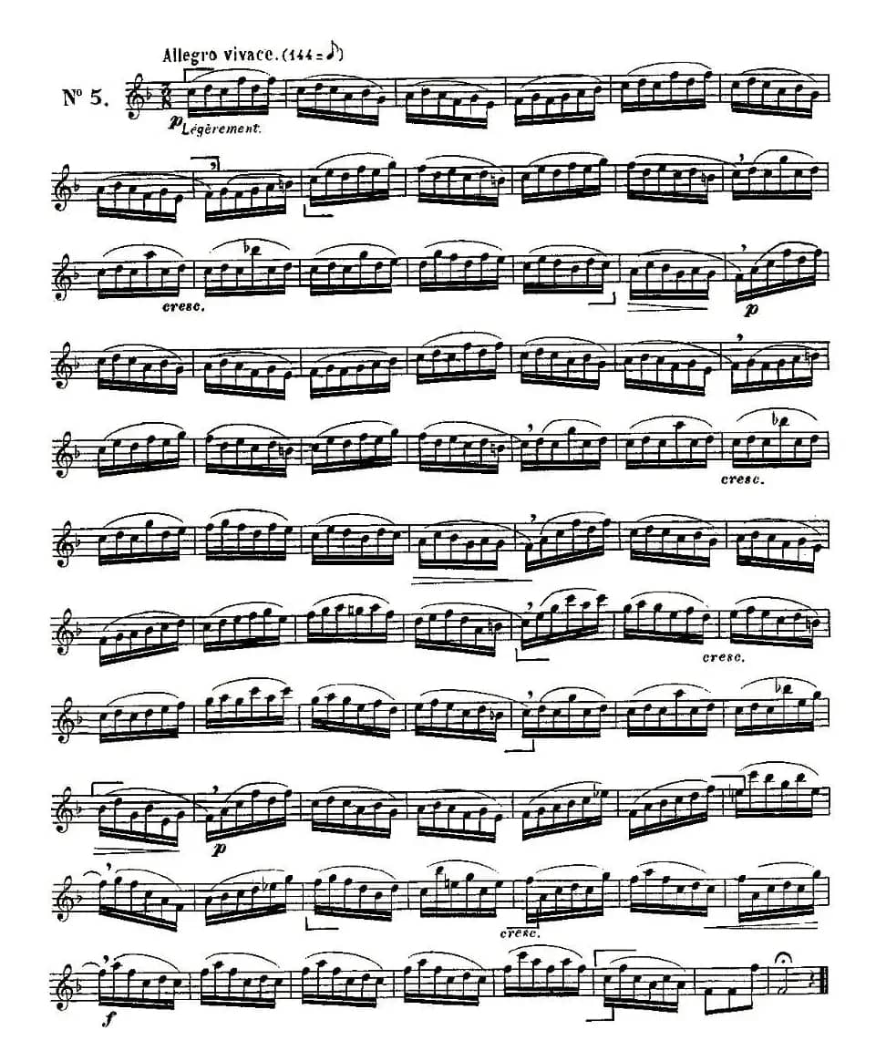 Klose Etudes Chantantes Pour Saxophone（KLOSE的15首练习曲集）