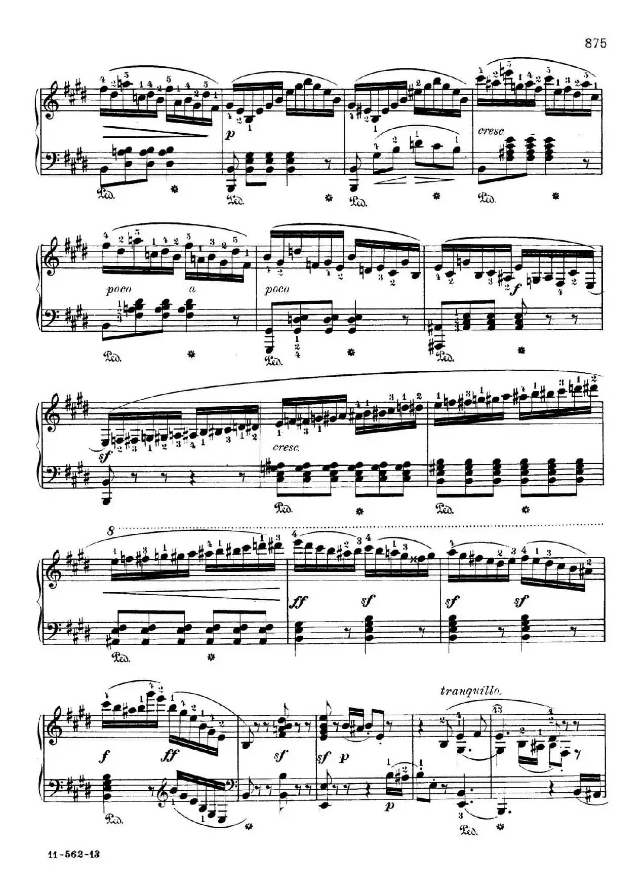 Rondo Capriccioso Op.14（随想回旋曲）