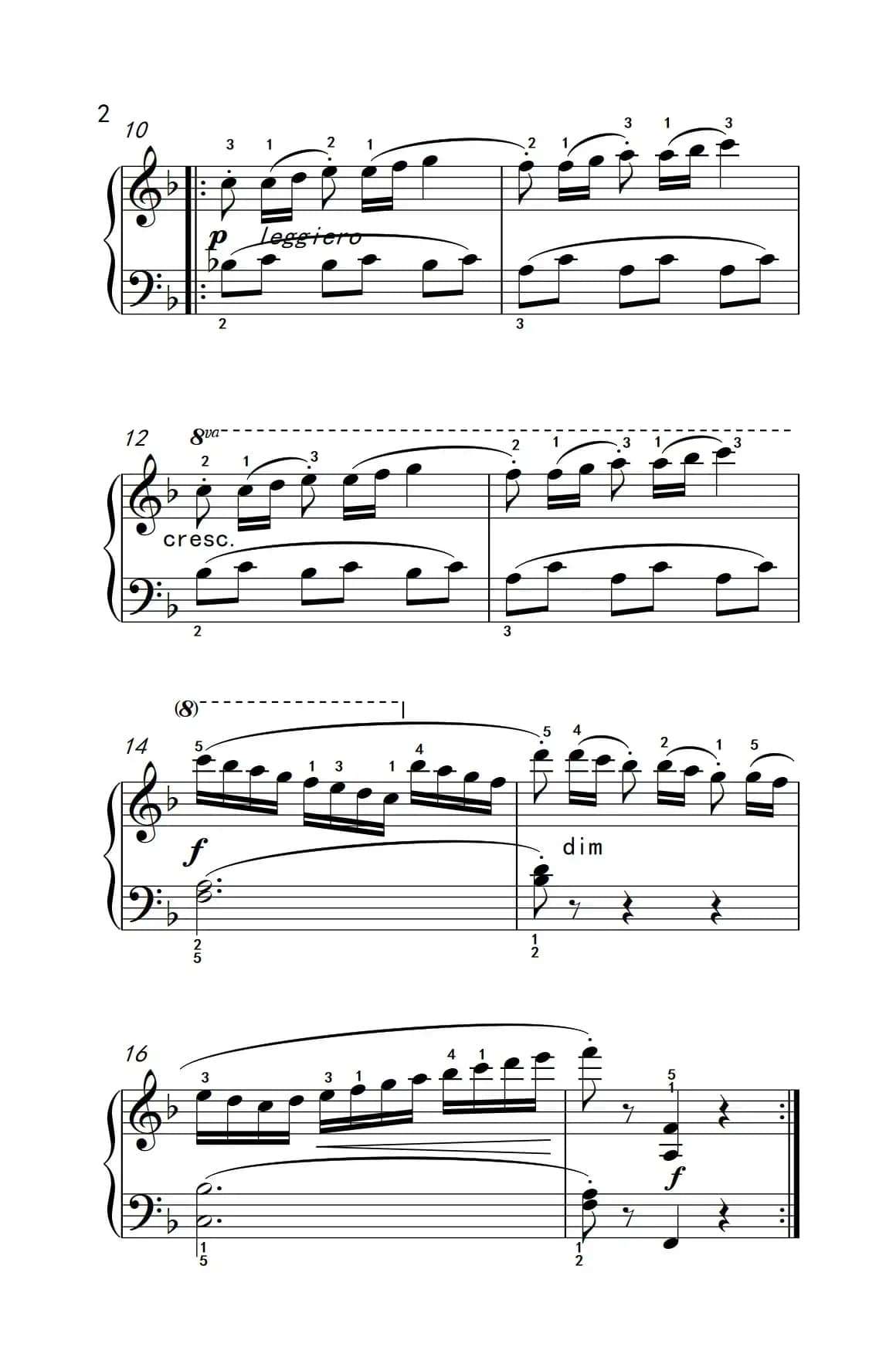 天真烂漫（老年大学 钢琴教程 3）