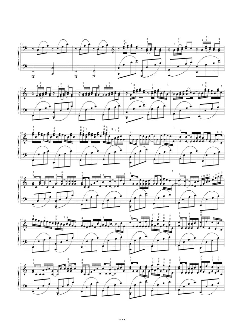 卡农 — George Winston版（附指法）