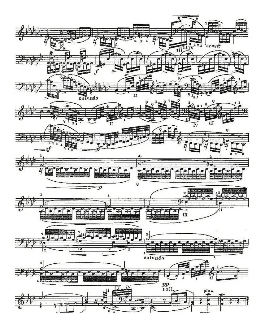 PIATTI 12 Caprices 之6（大提琴）