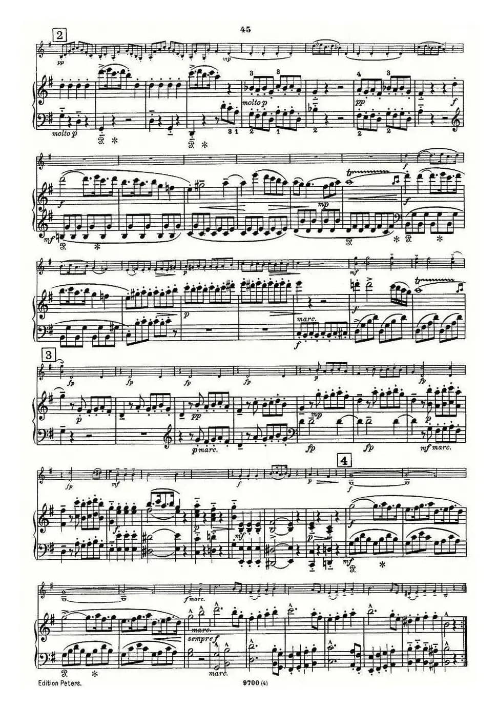 Mozart - Violin Sonata No.4, KV. 304（第四小提琴奏鸣曲）