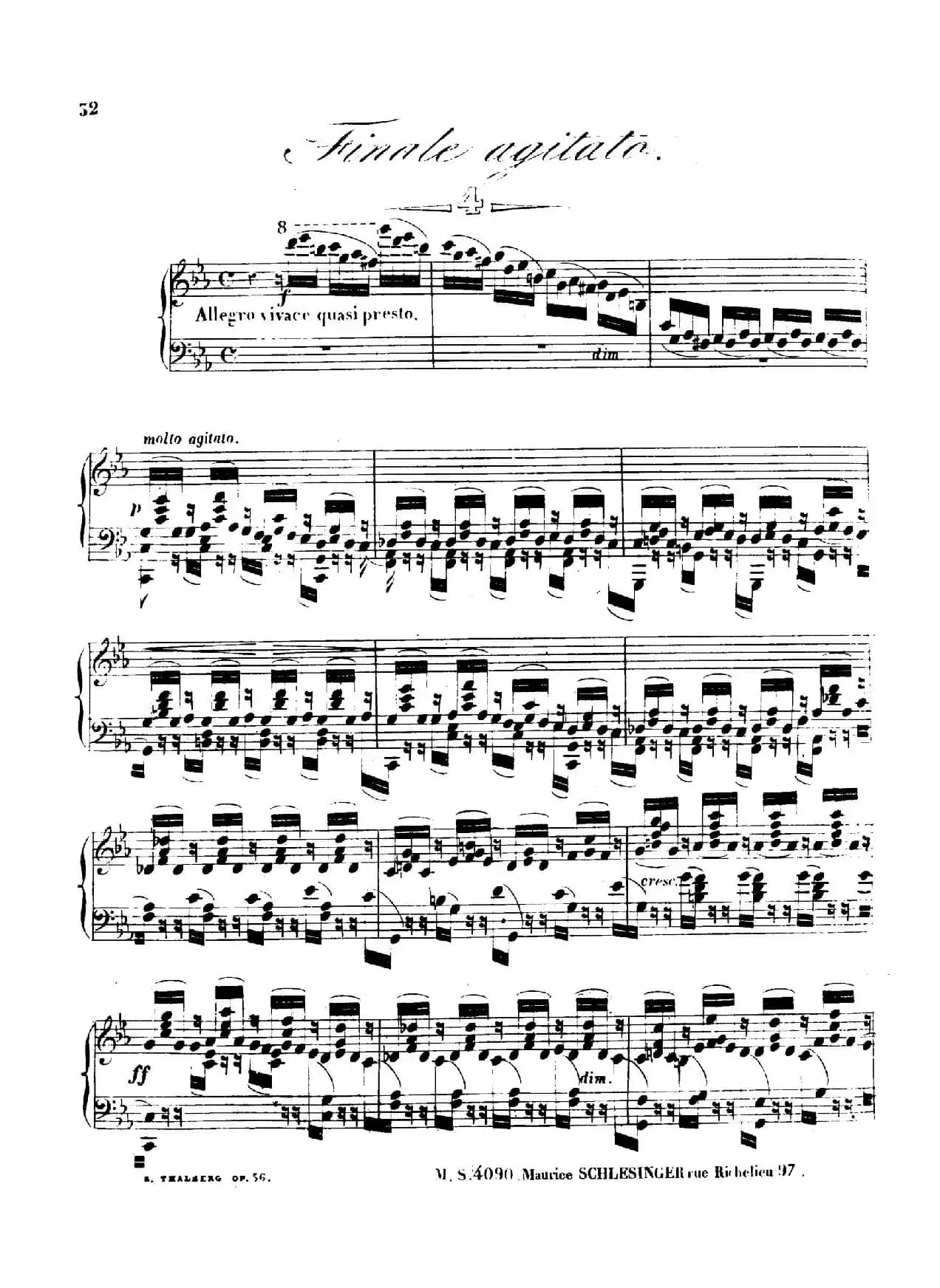 c小调钢琴奏鸣曲 （Piano Sonata in c Minor Op.56）