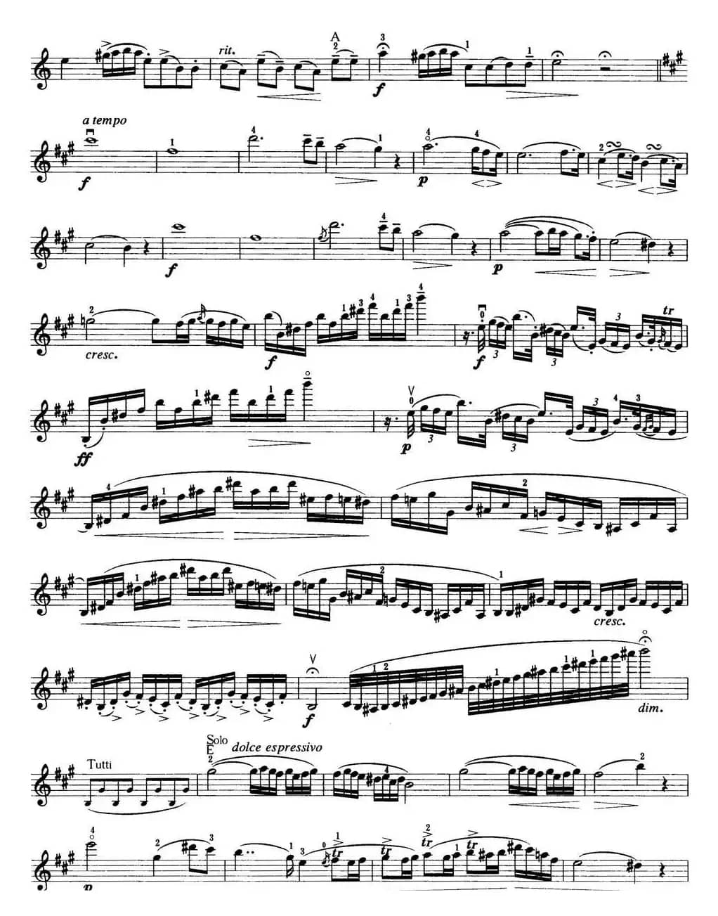 小提琴考级第七级：外国乐曲（8首）