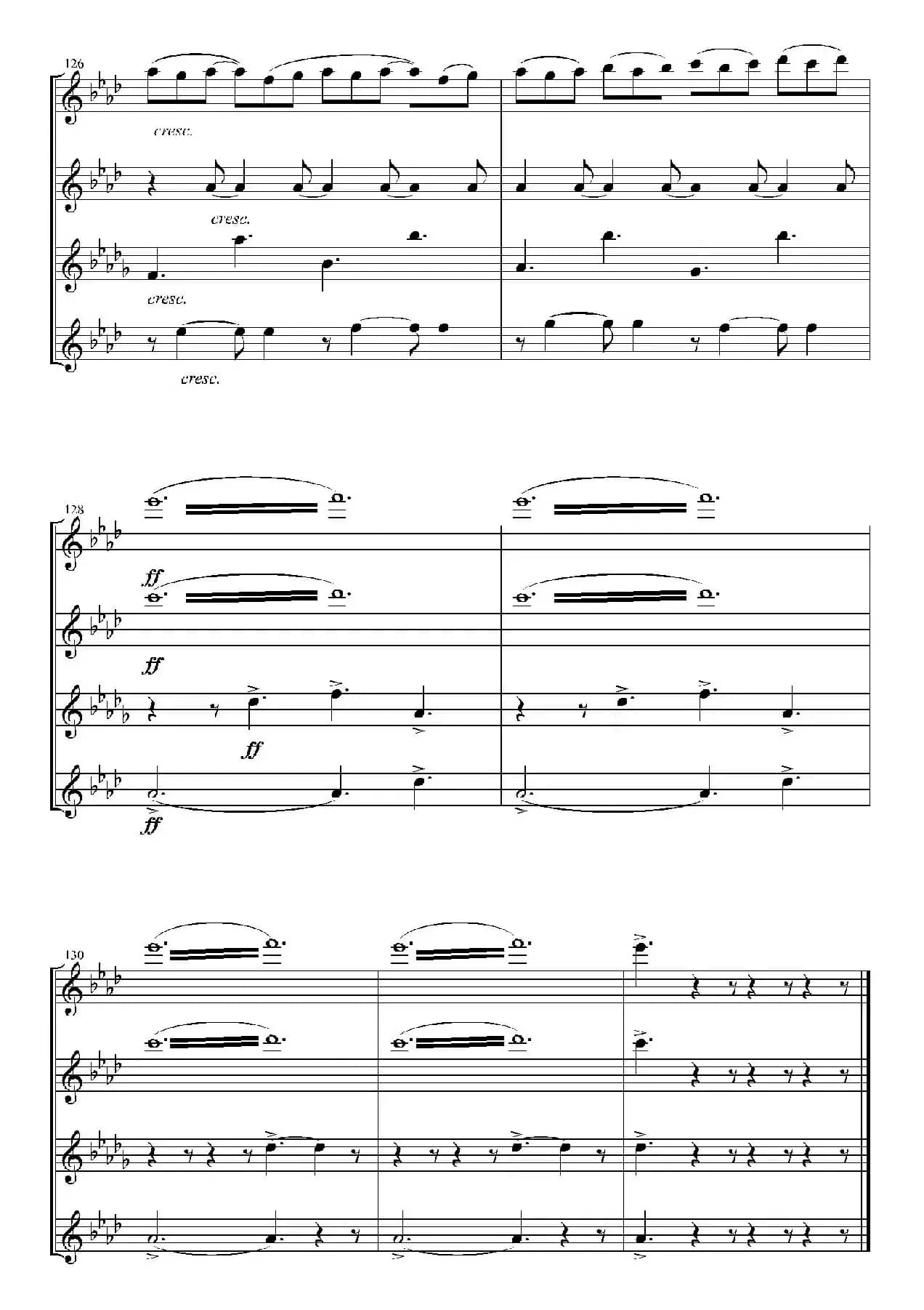 In the Green and Red Season （四重奏）