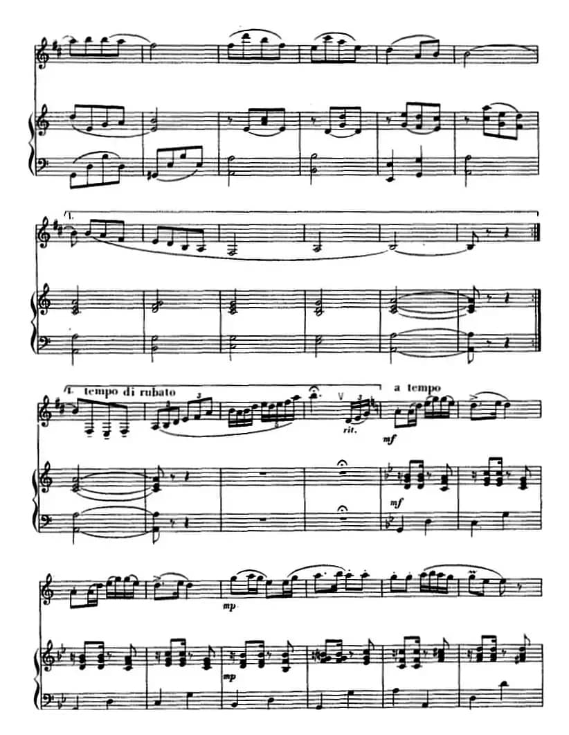 回旋曲 （单簧管+钢琴伴奏）