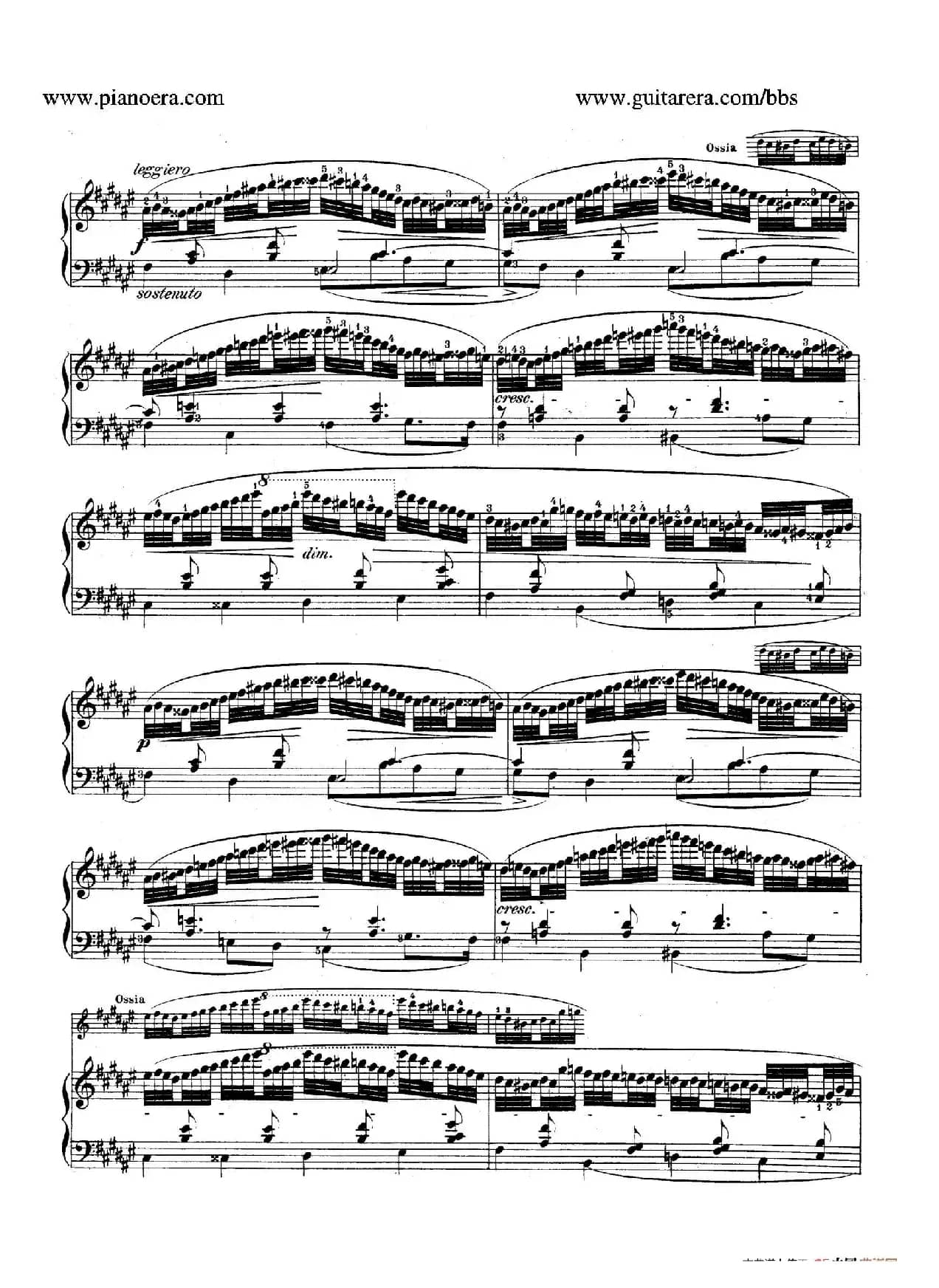 Impromptu no.2 in F-Sharp Major Op.36（升F大调第二即兴曲）