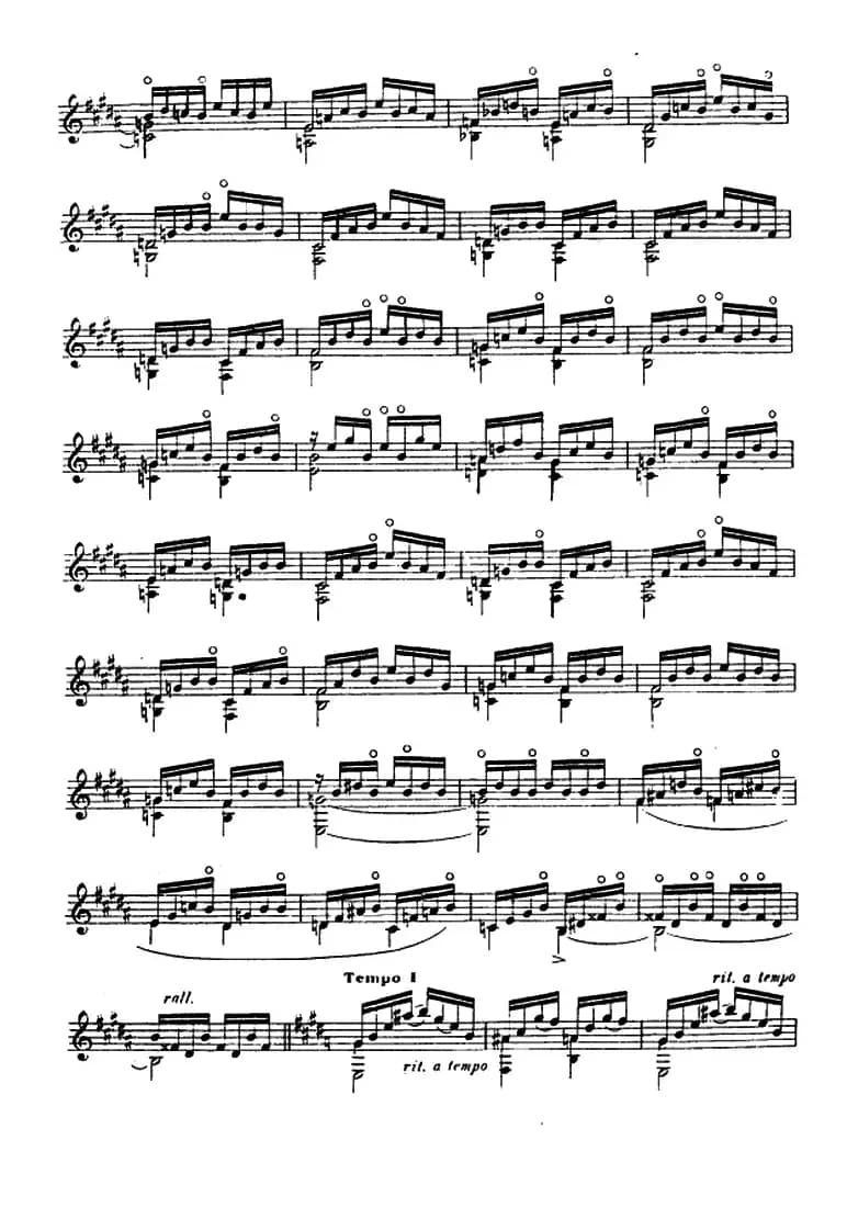 魏拉罗伯斯前奏曲五首·2（古典吉他）