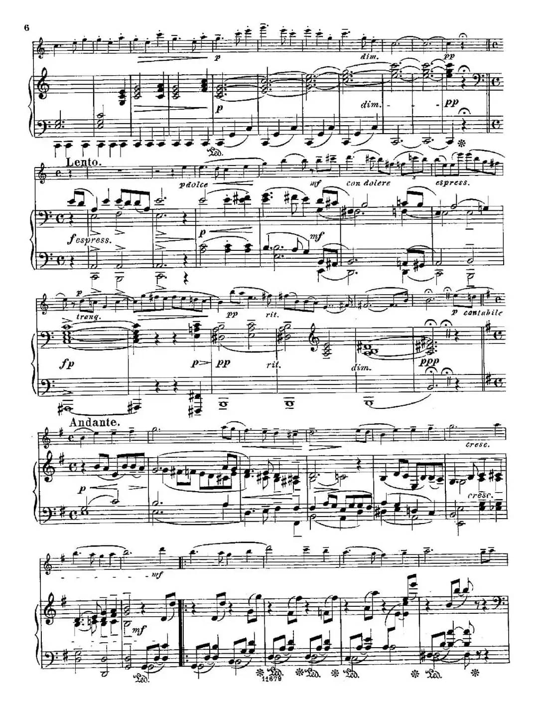 Fantaisies nationales. Ecossais. （Op.59 No.2）（长笛+钢琴伴奏）