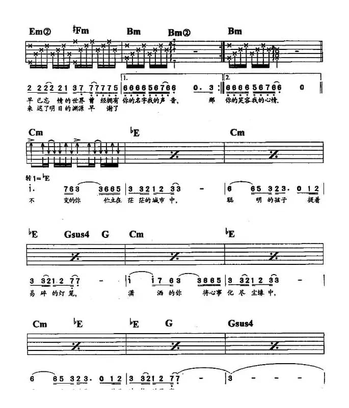 你的样子（李钢编配版）