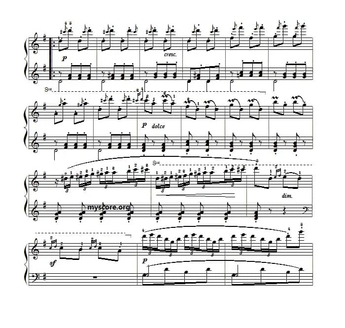 车尔尼（Czerny）849第17首曲谱及练习指导