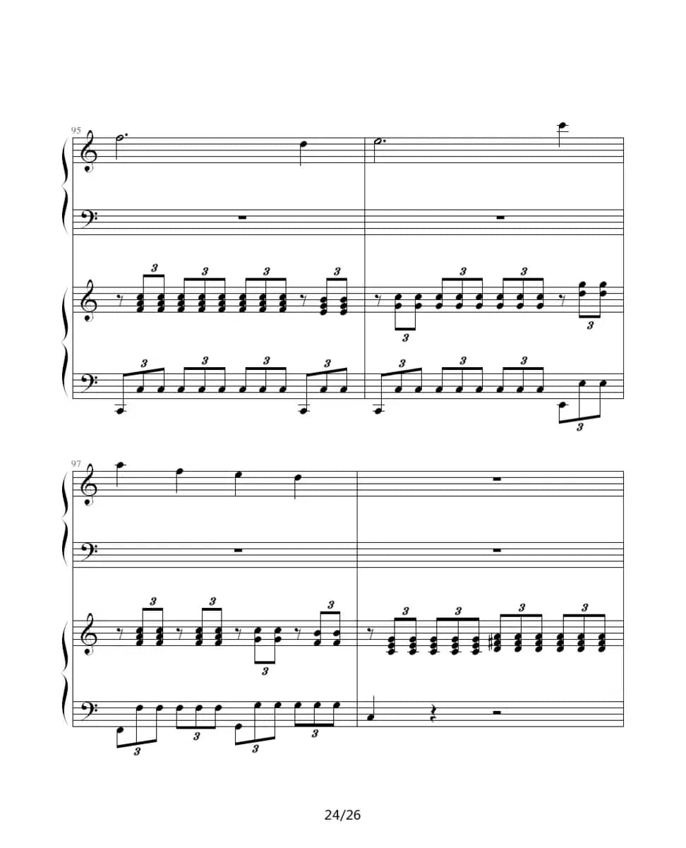 ココロの音（双钢琴）