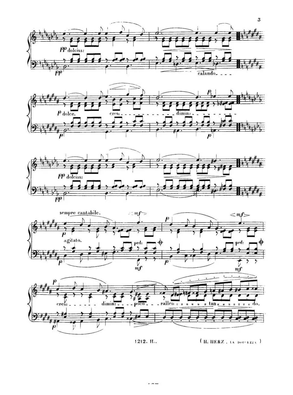 3 Nocturnes Caractéristiques Op·45（3首个性夜曲·1）