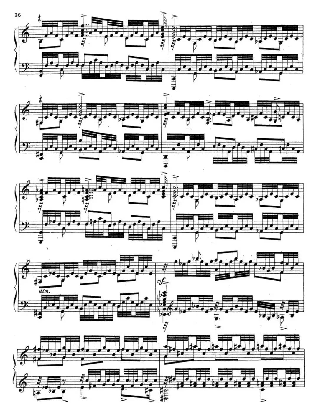 拉赫玛尼诺夫 音乐瞬间 Op.16 No.6 C大调