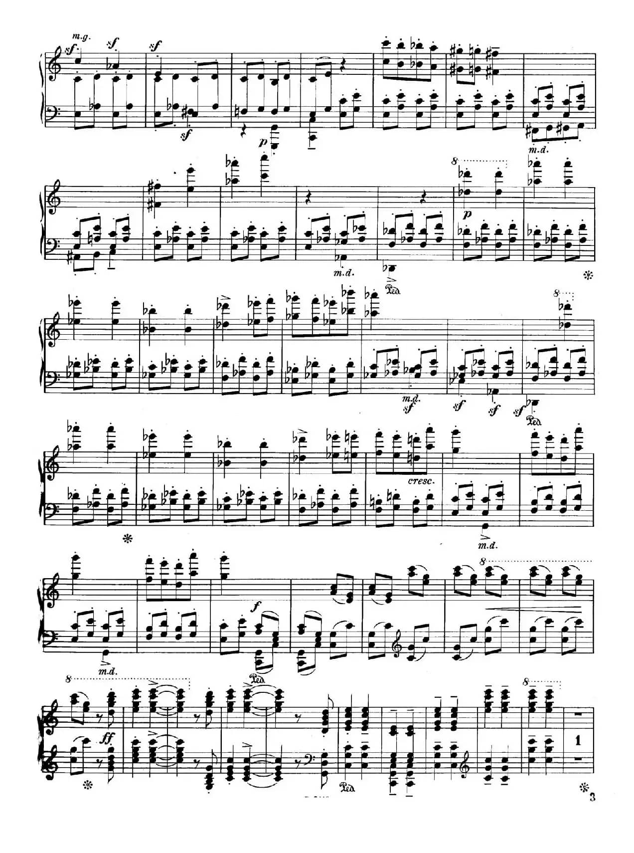 Four Rhapsodies Op.11（4首狂想曲·Ⅲ）