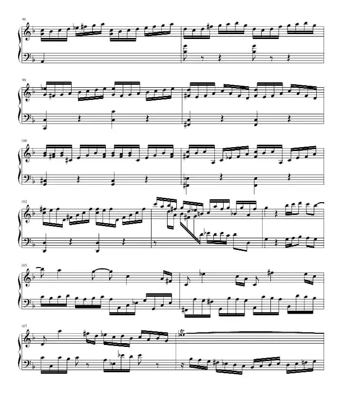 Concerto（巴赫第一键盘乐协奏）