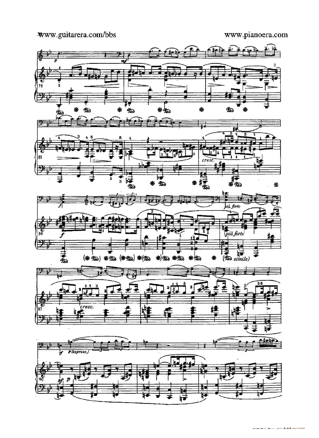 Sonata for Cello and Piano in g Minor Op.65（g小调大提琴奏鸣曲·大提琴+钢琴）