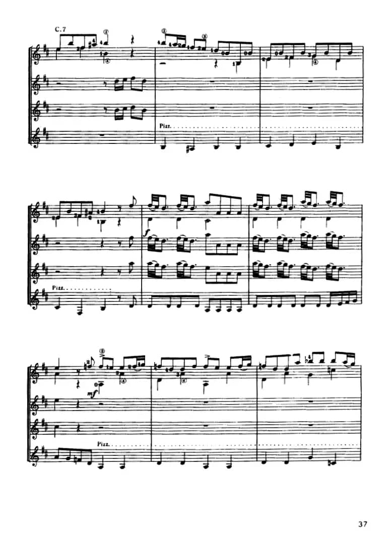 D大调协奏曲（古典吉他三重奏）