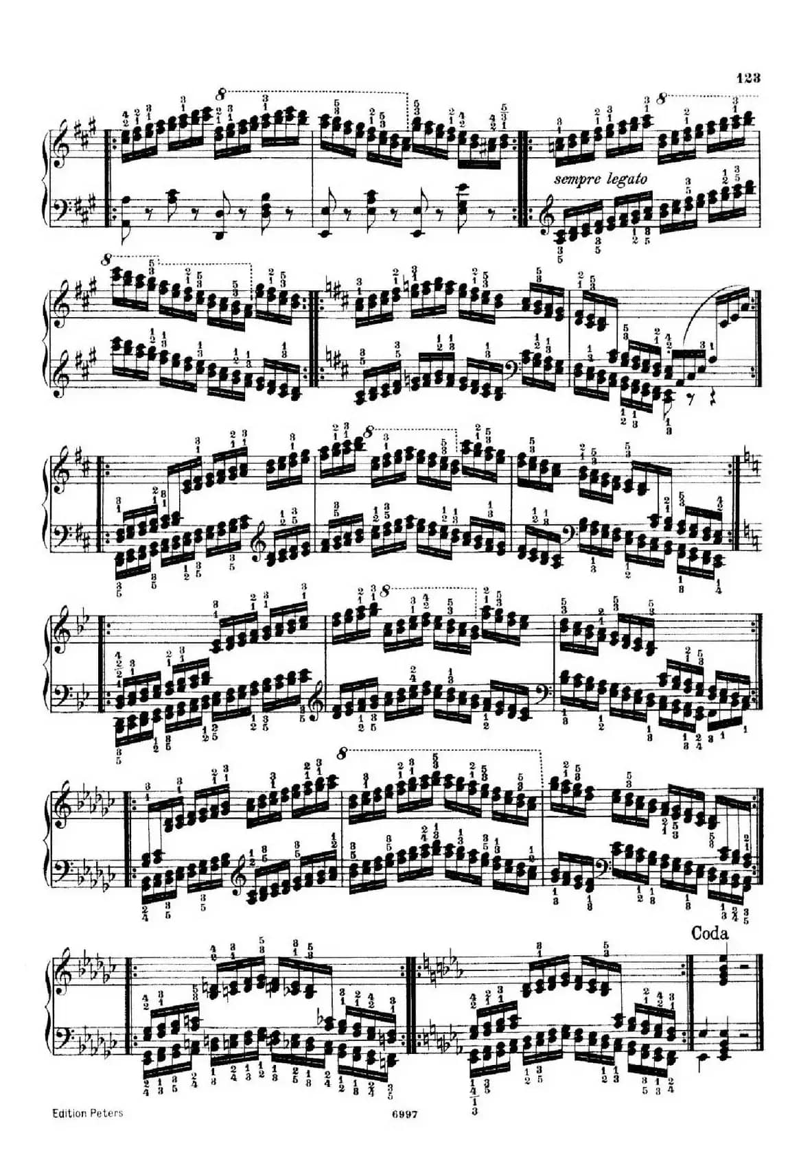 School of the Virtuoso Op.365（60首钢琴高级练习曲·53）