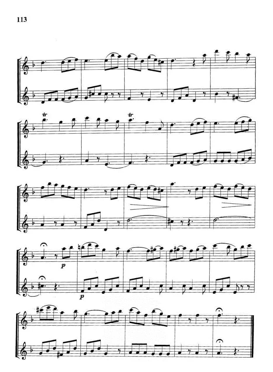 回旋曲（管乐合奏、二重奏）