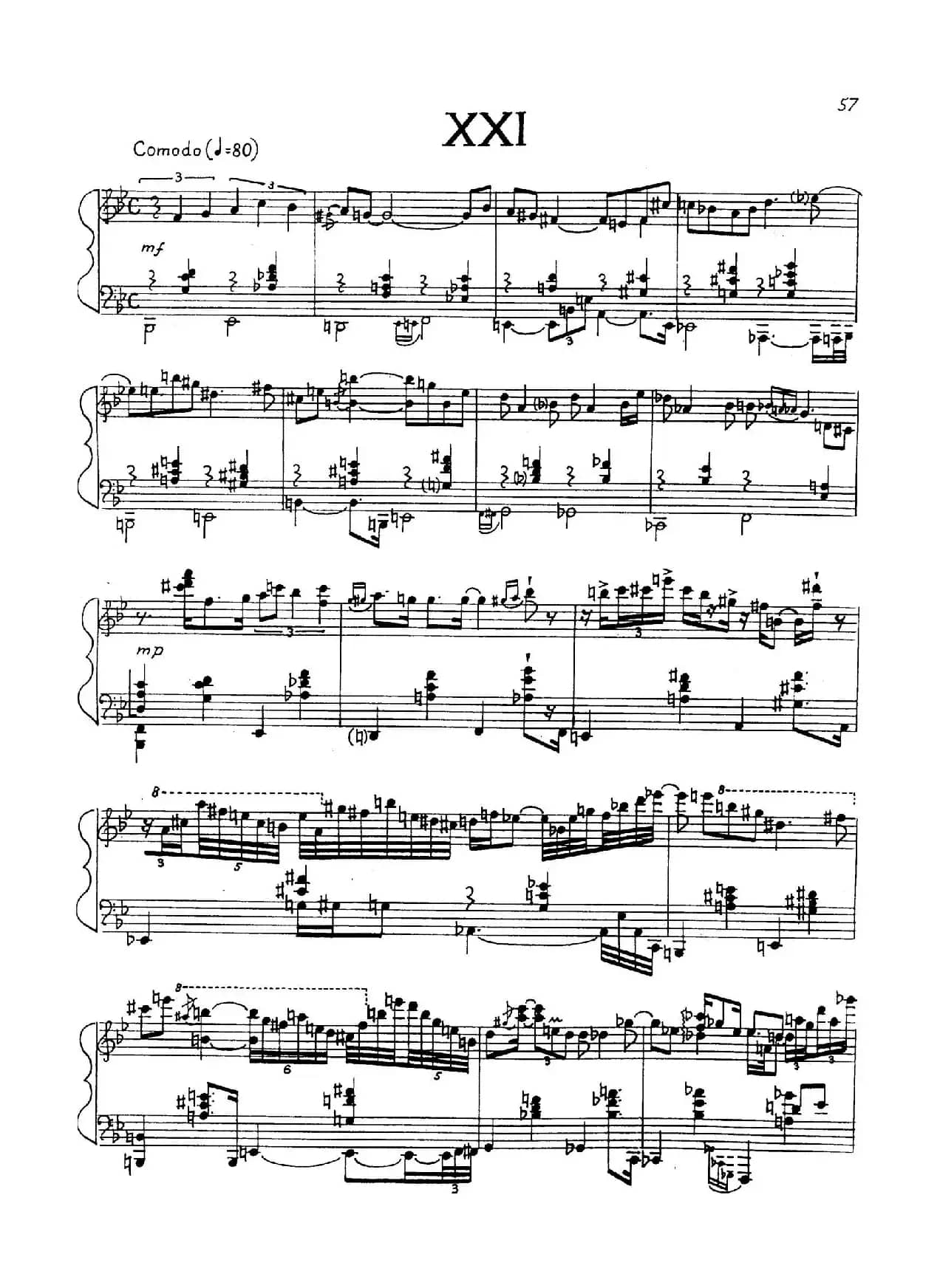 24 Preludes Op.53（24首前奏曲·XXI）