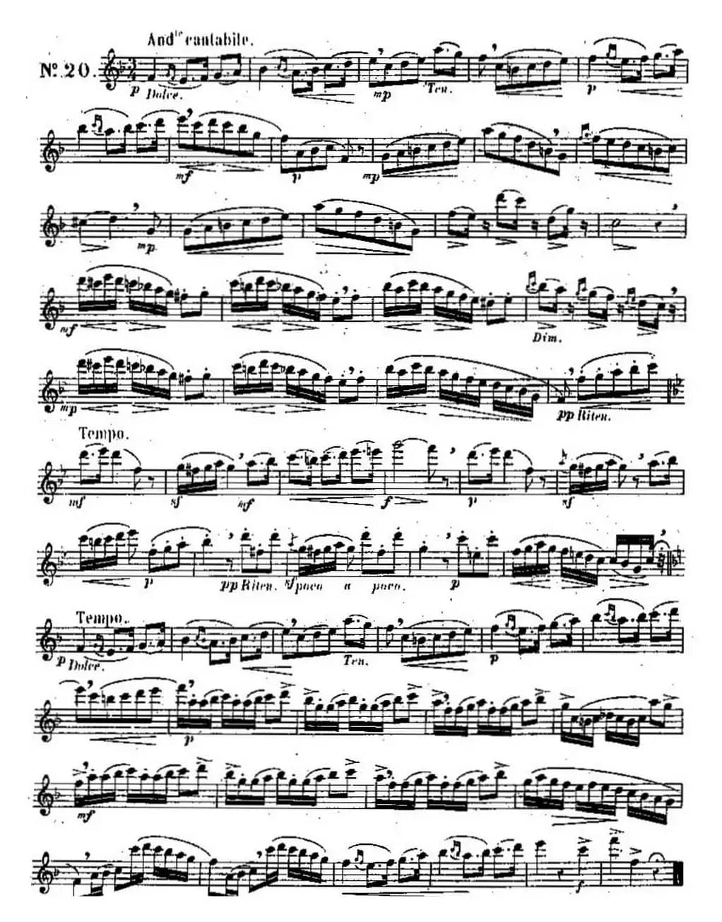 二十首练习曲作品131号（NO.20）